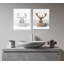 Bath Time, cerf sur toile