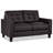 Mikynlee Genuine Leather Loveseat
