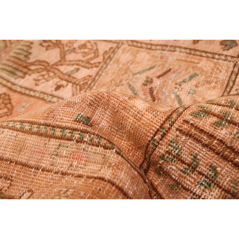 Tapis brun rétro Antalya 5 pi 1 po x 9 pi 5 po
