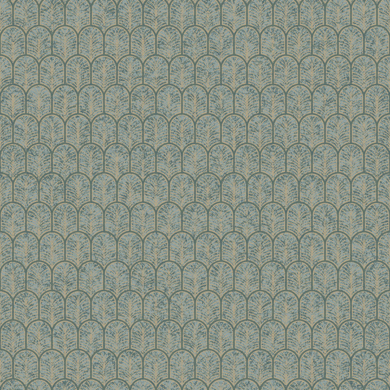 Lustre Geo Arch Wallpaper Roll, Gold
