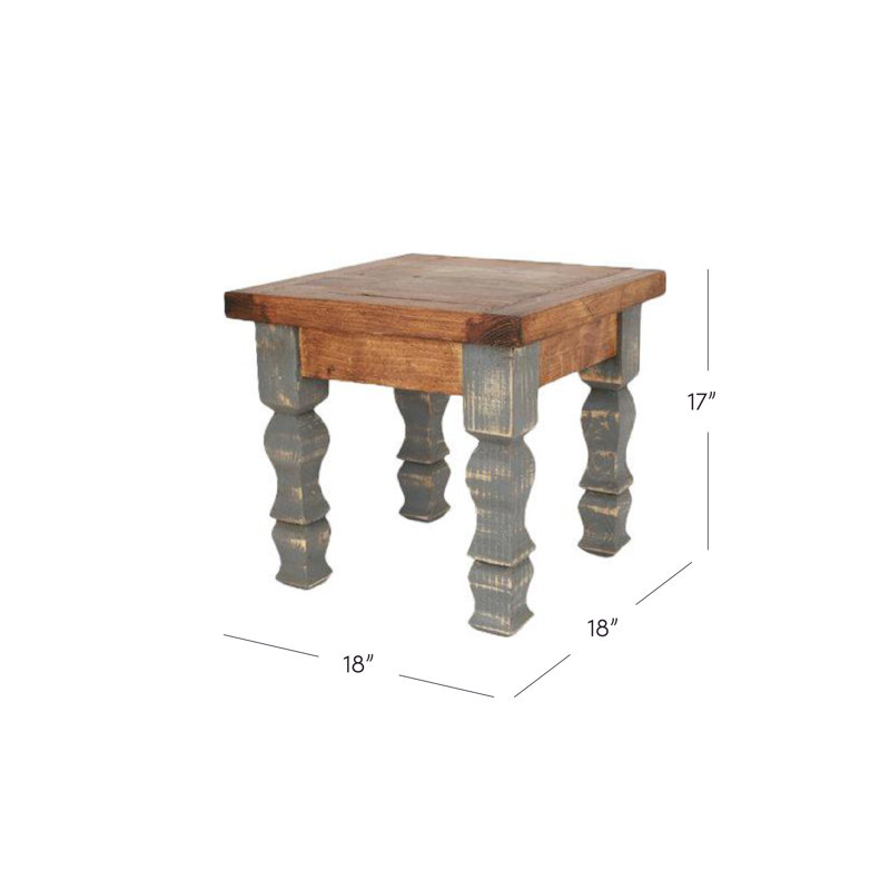 Table de bout Kates, Brun et gris