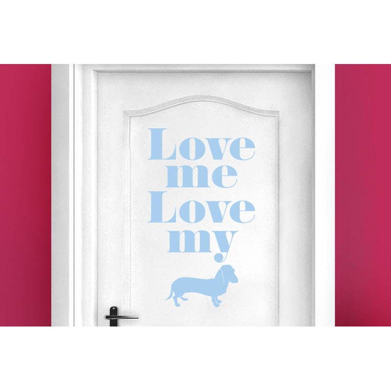 Animals Wall Decal, Light Blue