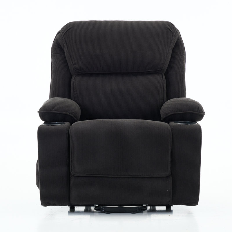 Fauteuil inclinable chauffant et massant télécommandé pour personnes âgées - Power Lift, réglable, thérapeutique