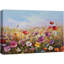 «Vibrant Wildflower Colorful Poppy Field Botanical Floral» sur toile-94423321-94423328