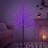 6' Halloween Black Willow LED Tree