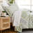 Pure Melody Microfiber Oversized Down Alternative Paisley Comforter Set with matching shams-979489199-979489196