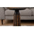 Modern Black & Walnut Wood Accent Table