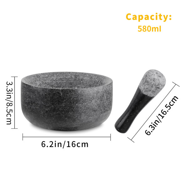 Frieling Mortar & Pestle GIANT Black Granite - Spoons N Spice