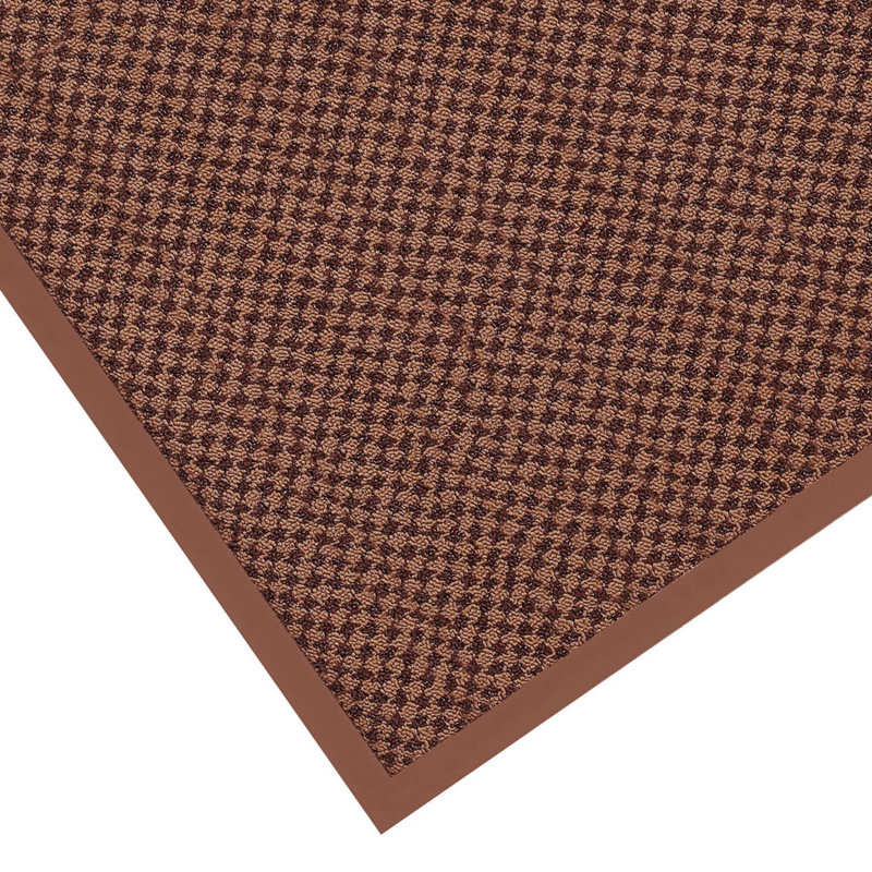 Paillasson d’extérieur de préférence Uni Yaeko, Rectangle 3 pi x 5 pi, Brun/beige