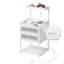 Table de chevet noire avec port USB-97850104