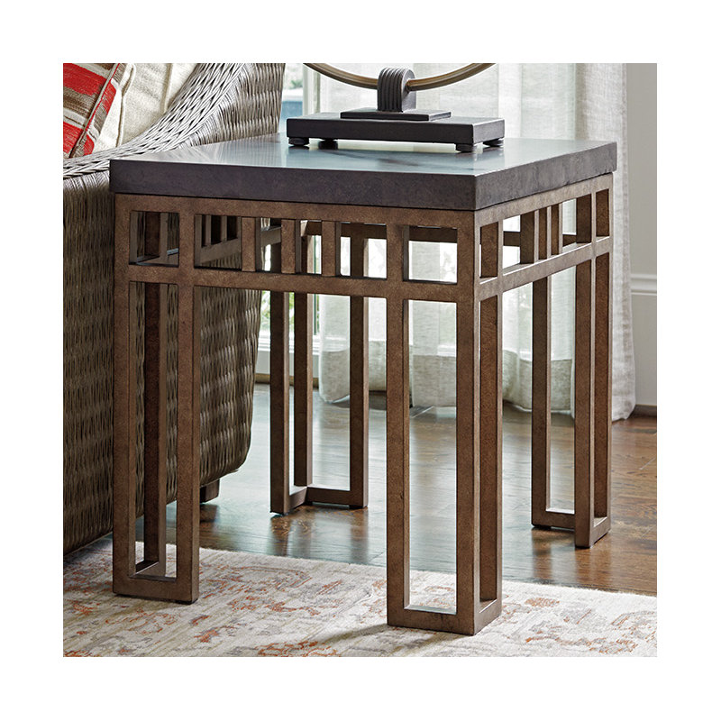 Cypress Point Montera Travertine End Table