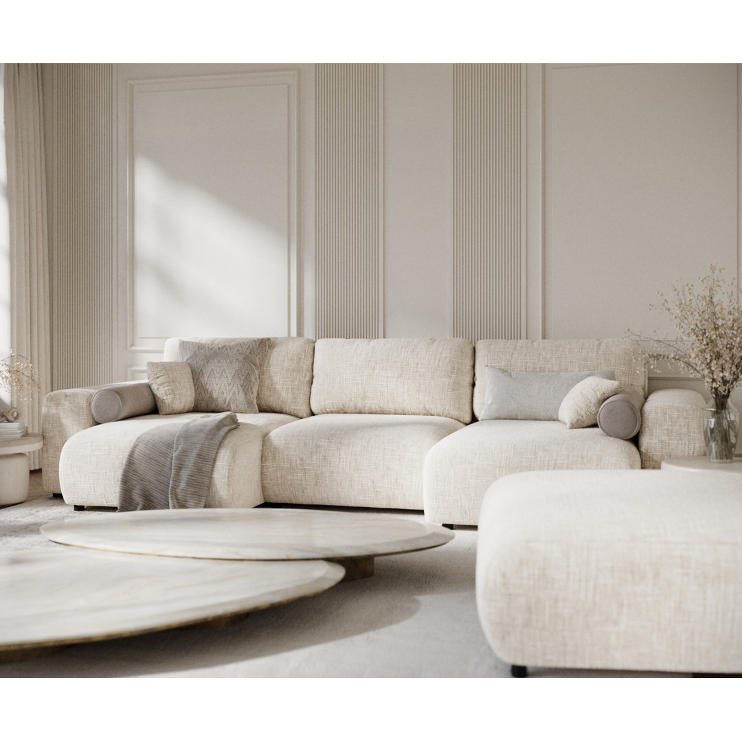 Six-seater panoramic sofa