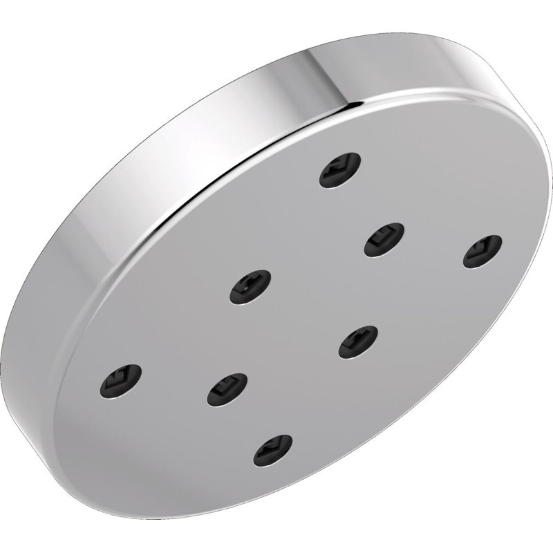 Rain Dual Shower Head with H2Okinetic Technology, Lumicoat Chrome