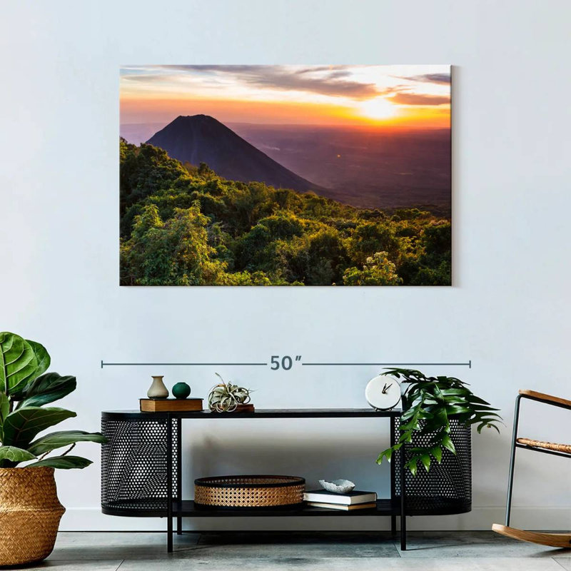 Harpa Cerro Verde Volcano, 30" H x 45" W