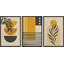 «Mid Century Modern Boho», ensemble de 3 flottants, impression sur toile-79731253-79731252