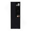 Riner Multistotage H 67 po avec 5 tablettes de rangement à 2 niveaux et 2 portes, noir-1348965736