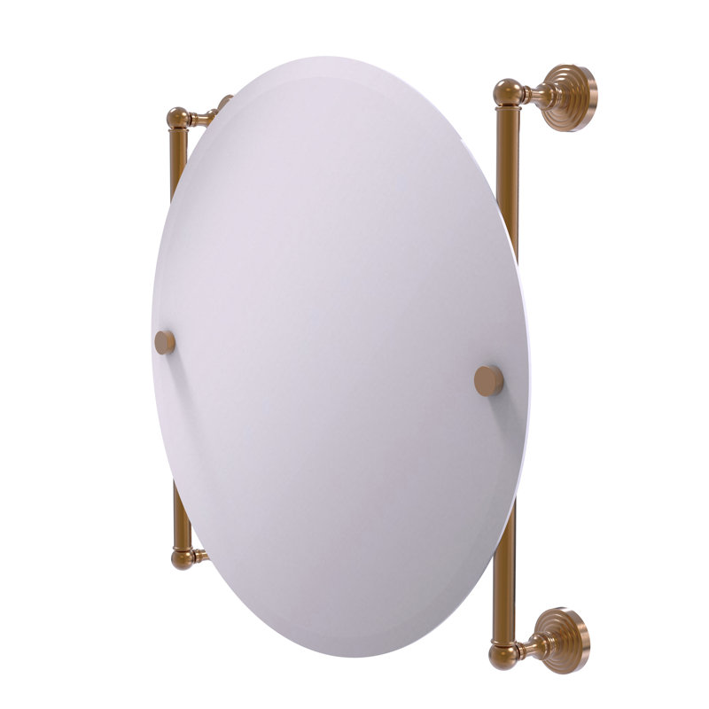 Miroir mural biseauté traditionnel Beresford, Bronze brossé
