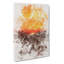 Orange Sunset Abstract - Wrapped Canvas Painting-56633510