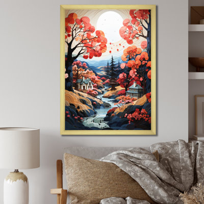 Farmhouse - harmonie rouge et grise I