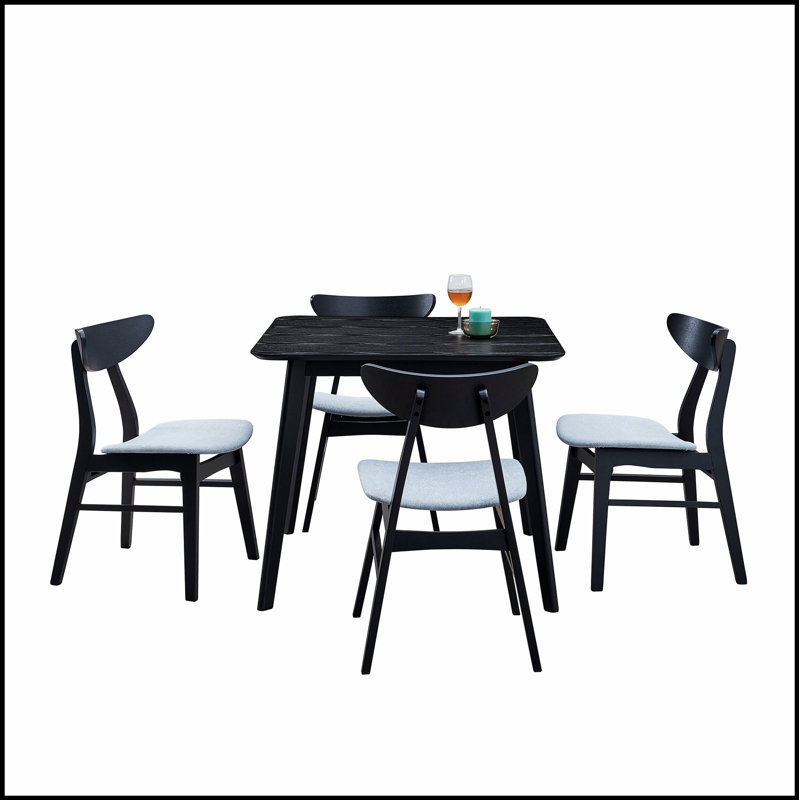 Ensemble de 2 chaises de salle à manger rembourrées modernes et moelleuses, confortables et élégantes
