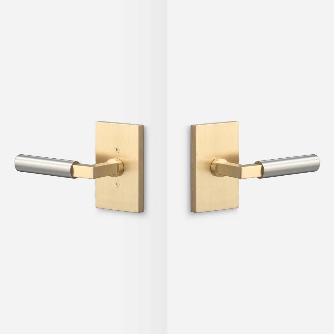 Levanto Passage Rosette, Smooth Grip Sure-Loc Hardware Lever 