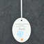 Auntie To Be Oval Shaped Ceramic Ornament