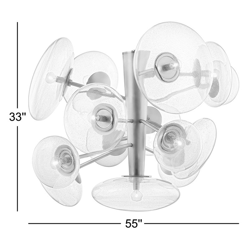 Opera 14 - Light Pendant, Polished Nickel