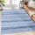 Union Rustic Striped Indoor Boho Area Rug Washable Soft Floor Carpet or ...