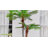 Fake Palm Tree in Pot with Real Bark and Realistic Leaves for Indoor and Outdoor Deor.-559151486