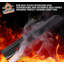 Paquet de 4 plaques chauffantes en acier porcelaine Quickflame, tente chauffante, barre de saveur pour barbecues au gaz