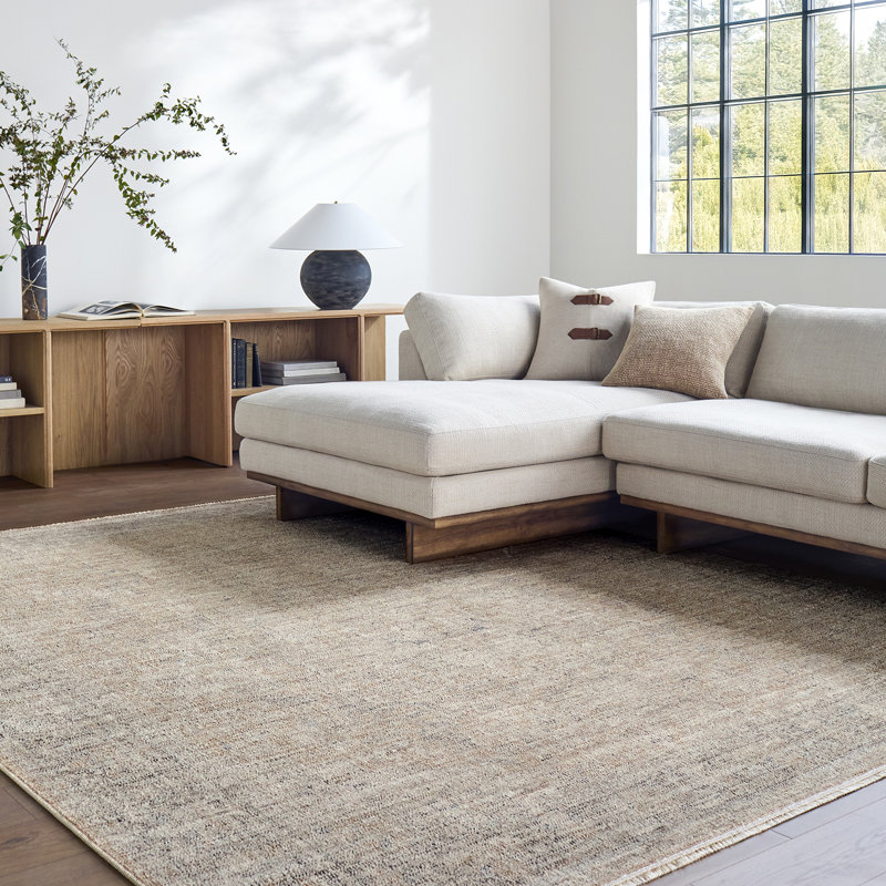 Galey Alix x Livabliss Maria Elena III-Vintage Brown Beige Blue Traditional Vintage Boho Fringe Living Dining Bedroom Rug