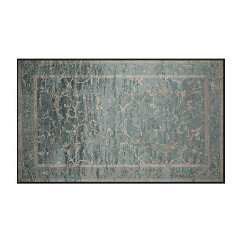 Machine Washable Gray Area Rug, Runner 2' x 5'