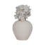 Petit vase en céramique blanc 8 "