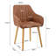 49.5cm H Faux Leather Upholstered  Dining Chair-710455429