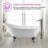67" x 30" Clawfoot Soaking Bathtub