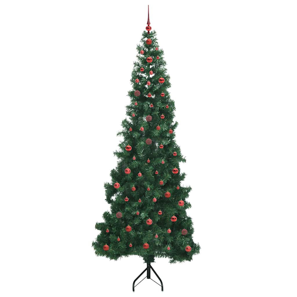 Corner Artificial Christmas Tree PVC and Metal