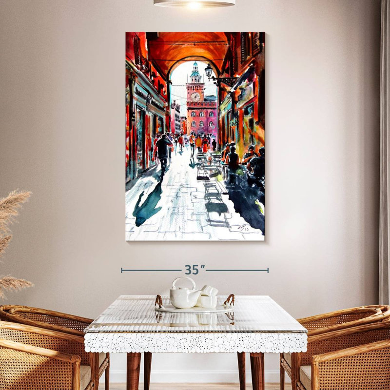 Aime Bologna, 51" H x 34" W