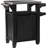 Keter Unity 40 Gal Patio Storage Grilling Bar Cart w/ Stainless Steel Top-70446005