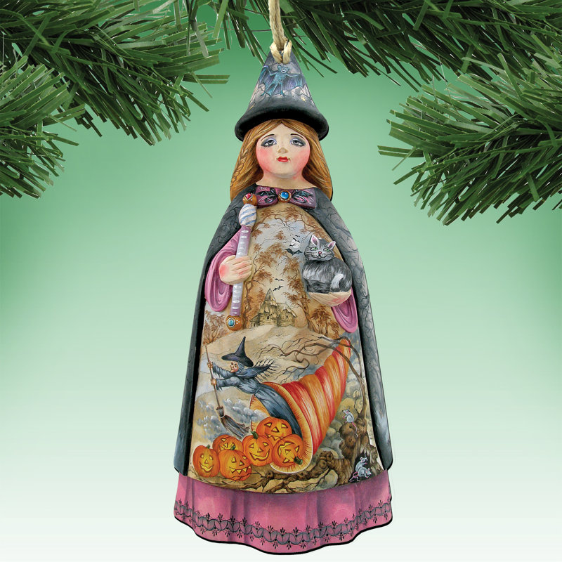 5'' Handmade Wood Shatterproof Holiday Shaped Ornament