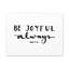 Be Joyful Always 1 Thessalonians 5:16 - Wrapped Canvas Print-701196545