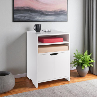 Holtman Open Shelf Storage Cabinet by Latitude Run