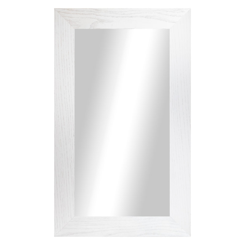 Miroir Ebark Designs Ebark, 22 po x 33 po, Blanc