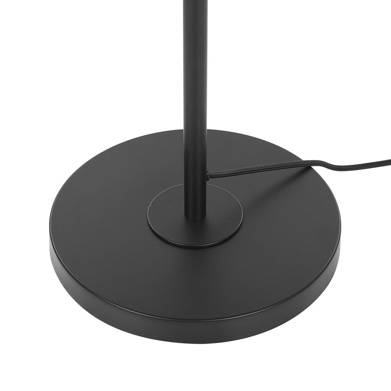 Esger 156cm Task Floor Lamp, Black, Black