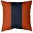 Orange et bleu marine