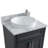 Freshford 25 " W Freestanding Standard 1 Single Vanity Bathroom Vanity With Carrara Marble Top