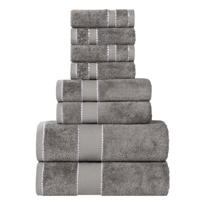 Niles 8-Piece Giza Cotton Towel Set