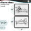 Ensemble de cadres flottants 2 pièces Lounging Beasts Wildlife, design par Victoria Barnes-690455864-690455866