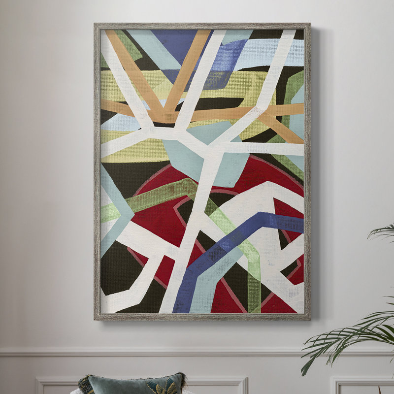 Magnetic Colour II Framed Print - Solid Wood, 11" H x 9" W