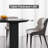 Pearlena 55.11" Modern Rectangle Black Dining Table Set with 4 Chairs for Kitchen, Bar, Living Room-1090927100-1090927101