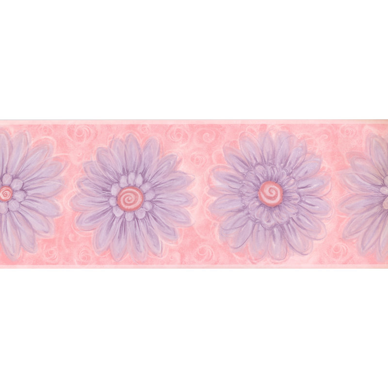 Bordure murale fleurs
